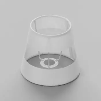 Абажур "Турман" белый Е14 15х15х13 см