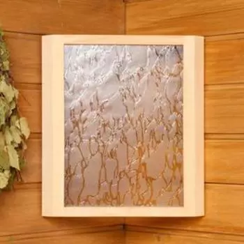 Абажур угловой со светлым стеклом 32х29х5 см