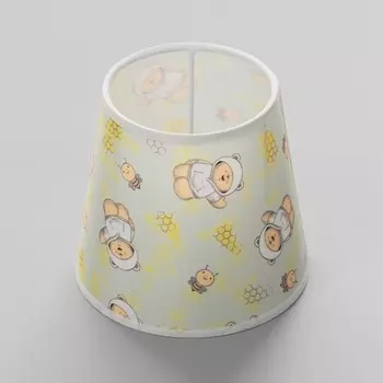 Абажур для светильника универсальный BayerLux «Мишки», Е14, 141413 см