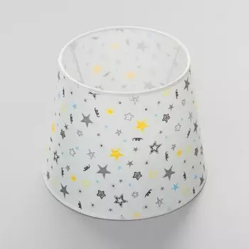 Абажур для светильника универсальный BayerLux «Звезды», Е27/Е14, 242419 см