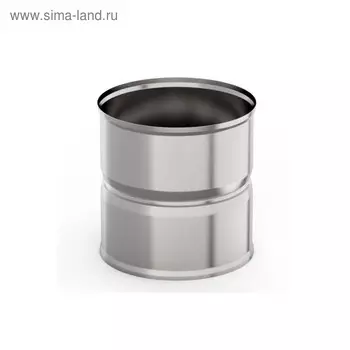 Адаптер котла для дымохода «УМК», d=120120 мм, нержавеющая сталь 1.0 мм