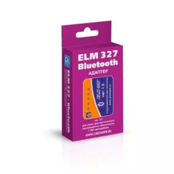 Адаптер для диагностики авто ELM 327 Bluetooth Вымпел, чёрный, пластик