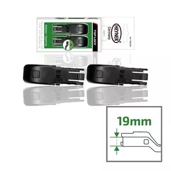 Адаптер для щеток c верхним замком HEYNER TOP LOCK, блистер, 2 шт