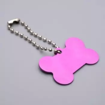 Адресник под гравировку «Косточка», 3.82.5 см, фасовка 6 шт., микс