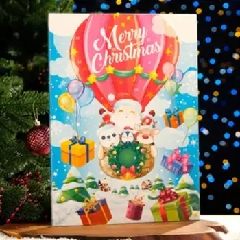 Новый год. Сладкий подарочный Адвент-календарь Baron, 50 г