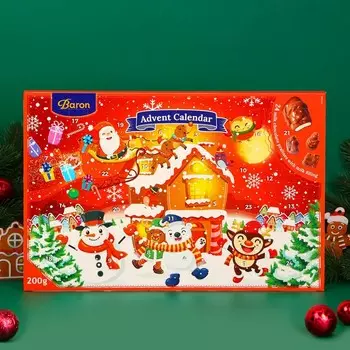 Адвент календарь Baron, микс, 200 г