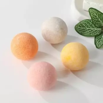 Адвент календарь «Будь собой» бомбочки для ванны 4 шт х 130 г, с ароматом: мед, цитрус, ягоды, ваниль