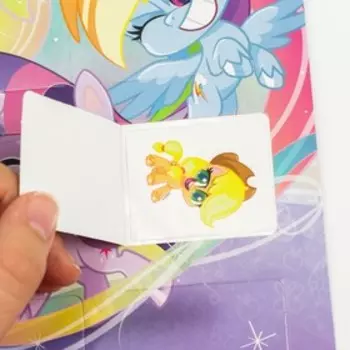 Адвент-календарь «Маленькая пони», с детскими татуировками, 18 шт., My little pony