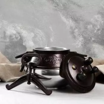 Афганский казан Шафран, 5 л, алюминий