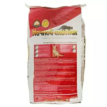 Акция! Сухой корм "Ночной охотник" для кошек, профилактика МКБ, 10 + 2 кг