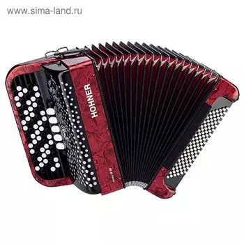 Аккордеон кнопочный Hohner A4273 NOVA III 96, красный