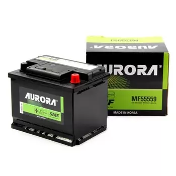 Аккумулятор AURORA DIN MF-55559 L2, 55 Ah, 480 A, 242x174x190, обратная полярность