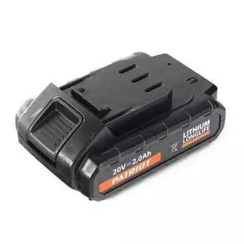 Аккумулятор PATRIOT TheOne, 20 В, 2 Ач, Li-ion, подходит для шуруповертов PATRIOT BR201Li /h 69129