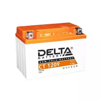 Аккумуляторная батарея Delta CT 1209, 9 Ач, 12 Вольт, П/П, стартерный ток 135 А