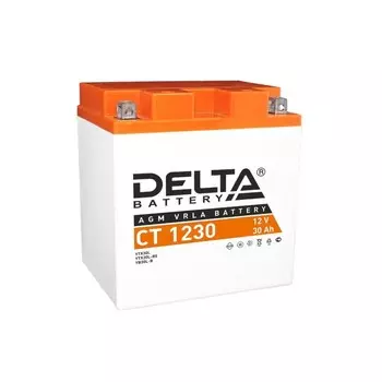 Аккумуляторная батарея Delta CT 1230, 30 Ач, 12 Вольт, О/П, стартерный ток 300 А