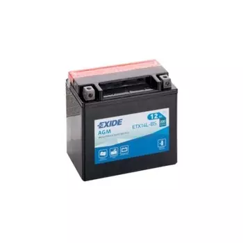 Аккумуляторная батарея Exide 12 Ач ETX14L-BS, обратная полярность