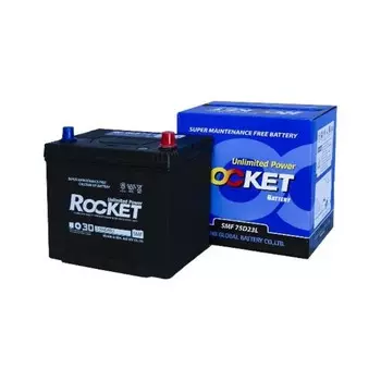 Аккумуляторная батарея Rocket 65 Ач SMF 75D23L, обратная полярность