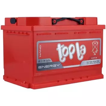Аккумуляторная батарея Topla 75 Ач Energy TE 75.1, прямая полярность