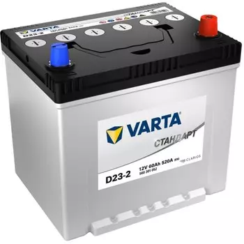 Аккумуляторная батарея Varta 60 Ач Standart Asia 560 301 052 (D23L), обратная полярность