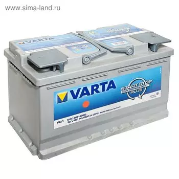 Аккумуляторная батарея Varta 80 Ач Silver Dynamic AGM 580 901 080, обратная полярность