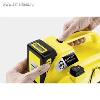 Аккумуляторный пылесос Karcher WD 1 Compact Battery, 18 В, 7 л, БЕЗ АКБ/ЗУ