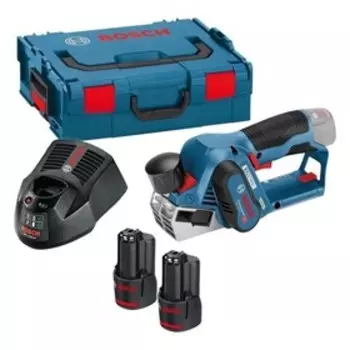Аккумуляторный рубанок Bosch GHO 12V-20, 12 В, 14500 об/мин, 56 мм, 2 АКБ + ПОДАРОК