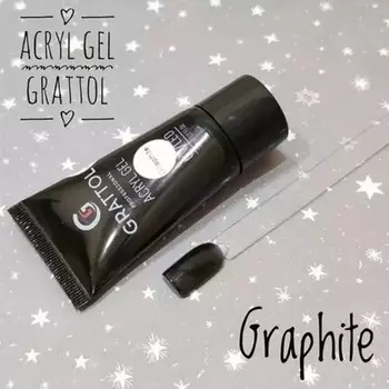 Акригель Grattol №12 Graphite, 30 мл