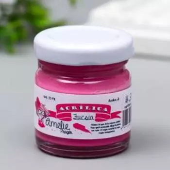 Акриловая краска AMELIE фуксия, 30 мл