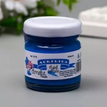 Акриловая краска AMELIE голубой, 30 мл