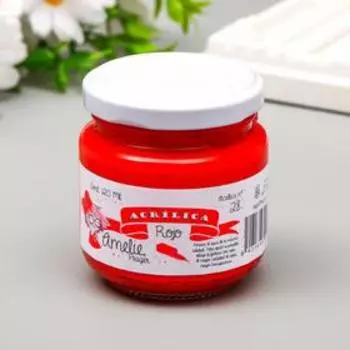 Акриловая краска AMELIE красный. 120 мл
