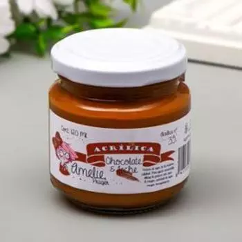 Акриловая краска AMELIE молочный шоколад. 120 мл