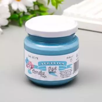 Акриловая краска AMELIE синий. 120 мл