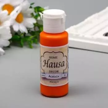 Акриловая краска HAUSA апельсин, 60 мл