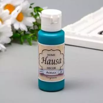 Акриловая краска HAUSA бирюзовый, 60 мл