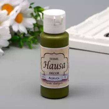 Акриловая краска HAUSA состаренный зелёный, 60 мл