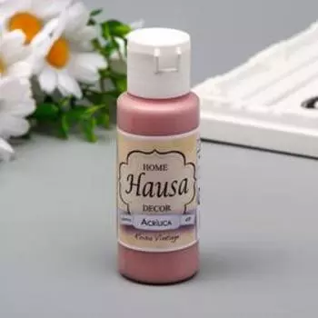 Акриловая краска HAUSA винтажная роза, 60 мл