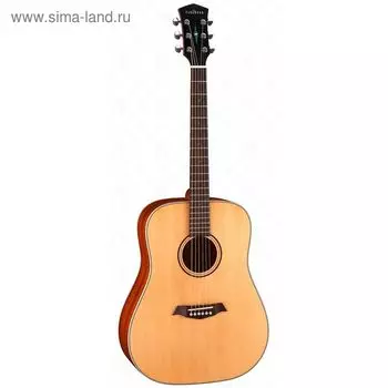 Акустическая гитара Parkwood S21-GT, цвет натурального дерева, глянец + чехол