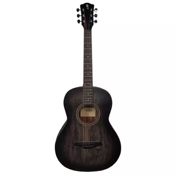 Акустическая гитара ROCKDALE Folk Novel F1BK фолк, цвет полупрозрачный черный