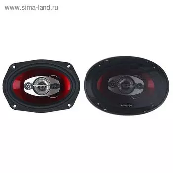 Акустическая система Ural AS-C6947 Red, 16.5 х 23.5 см, 200 Вт, набор 2 шт.