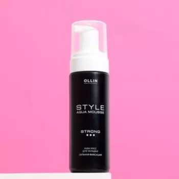 Аква мусс сильной фиксации Ollin Professional Style, Volume strong, 150 мл