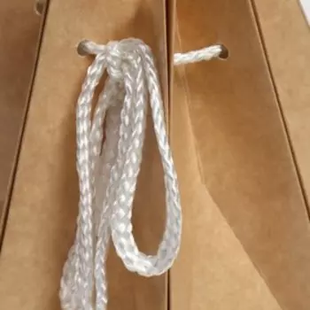 Аквабокс - коробка для цветов, крафт, 1616 см