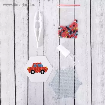 Аквамозаика для детей «Машинка», в пакете