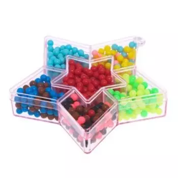 Аквамозаика «Звезда», 8 трафаретов, 900 шариков, в пакете