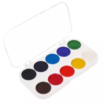 Акварель медовая «Щенячий патруль», 10 цветов, без кисти