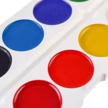 Акварель медовая «Смешарики», 10 цветов, без кисти