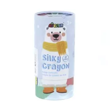 Акварельные мягкие цветные карандаши «Медведь», 12 цветов