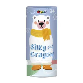 Акварельные мягкие цветные карандаши «Медведь», 12 цветов