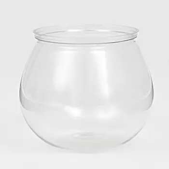 Аквариум круглый пластиковый, 1,2 литра