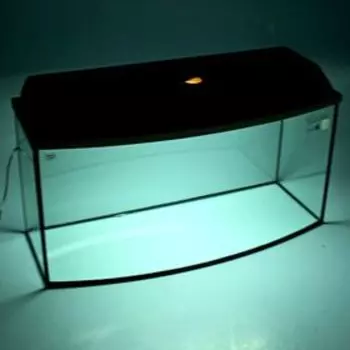 Аквариум телевизор с крышкой, 100 литров, 80 х 32,5 х 39,5/45,5 см, беленый дуб