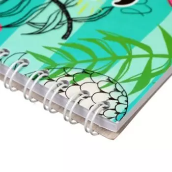 Альбом А4, 40 листов на гребне "Яркий МИКС", обложка мелованный картон, блёстки, блок 100г/м2